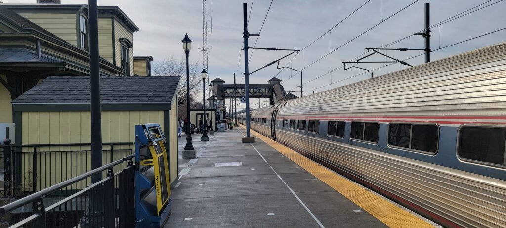 Kingston Station, was built in the year 1875 by the New York, Providence, and Boston Railroad.